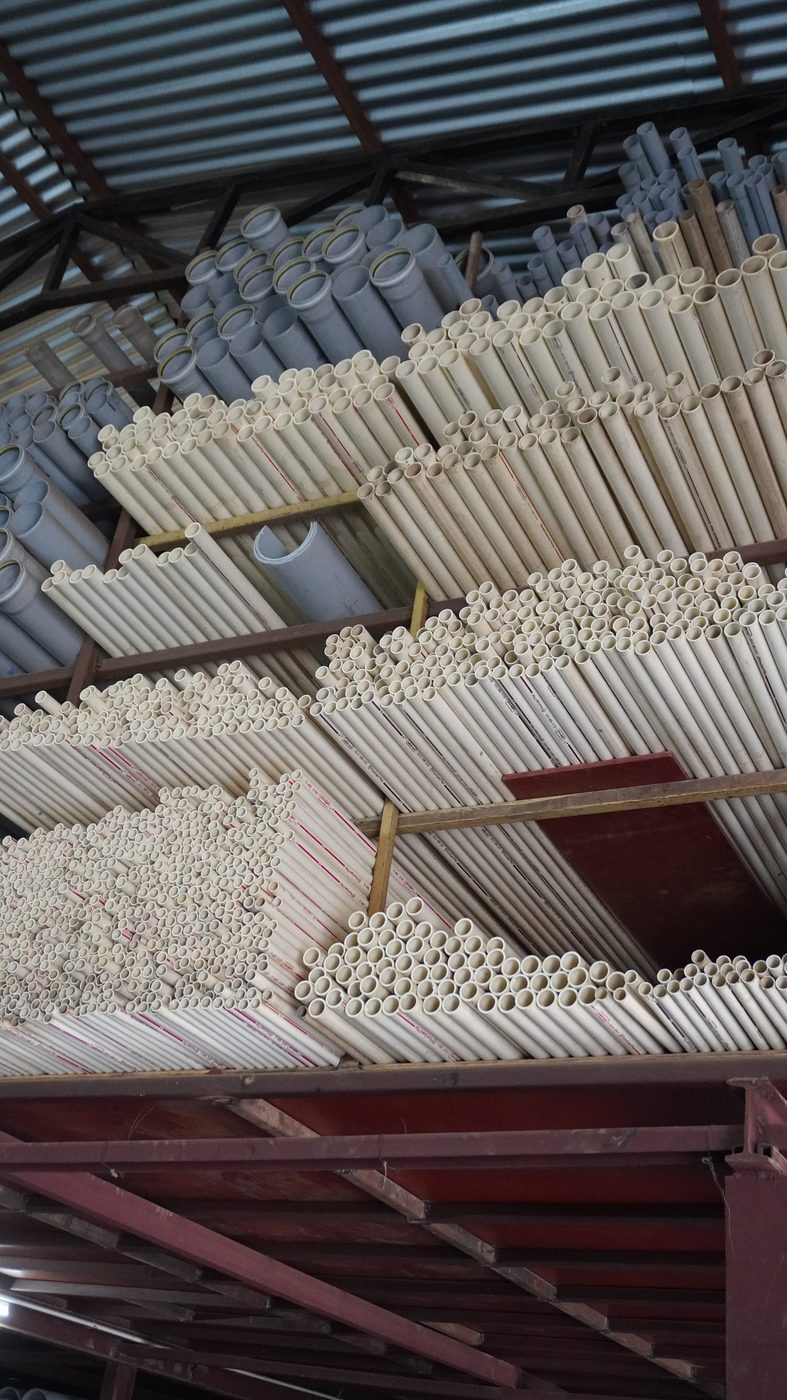 Plumbing pipes and fittings